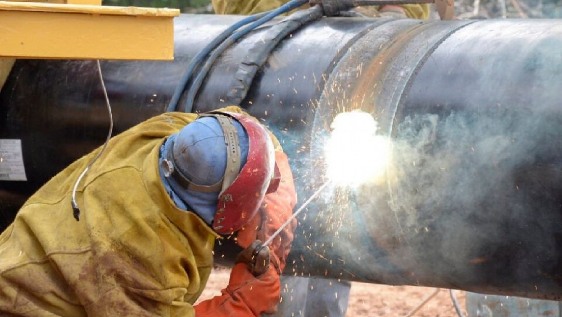 Se realizó la última soldadura del Gasoducto Néstor Kirchner